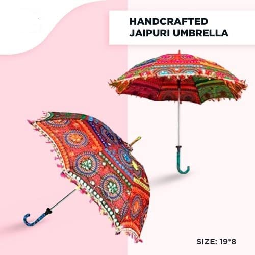 Handcrafted Jaipur Umbrella (Set of 5)