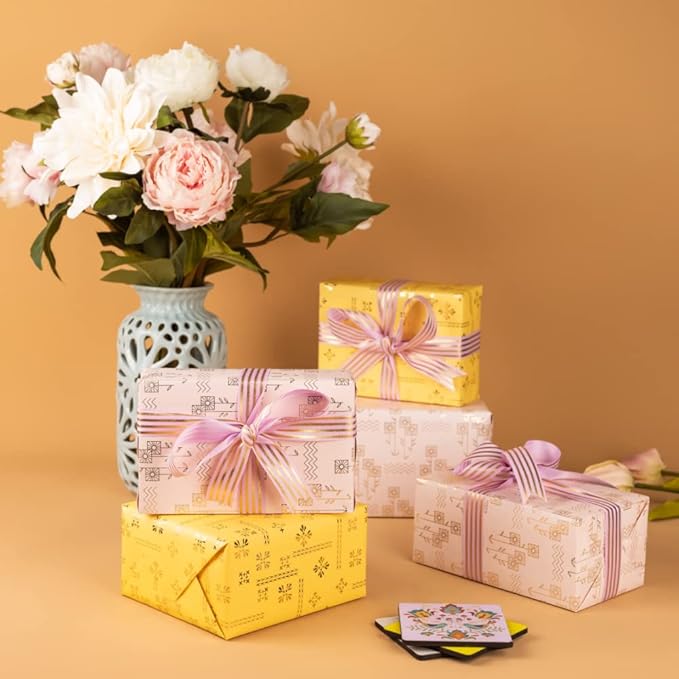 gift item wrapping paper (set of 6)