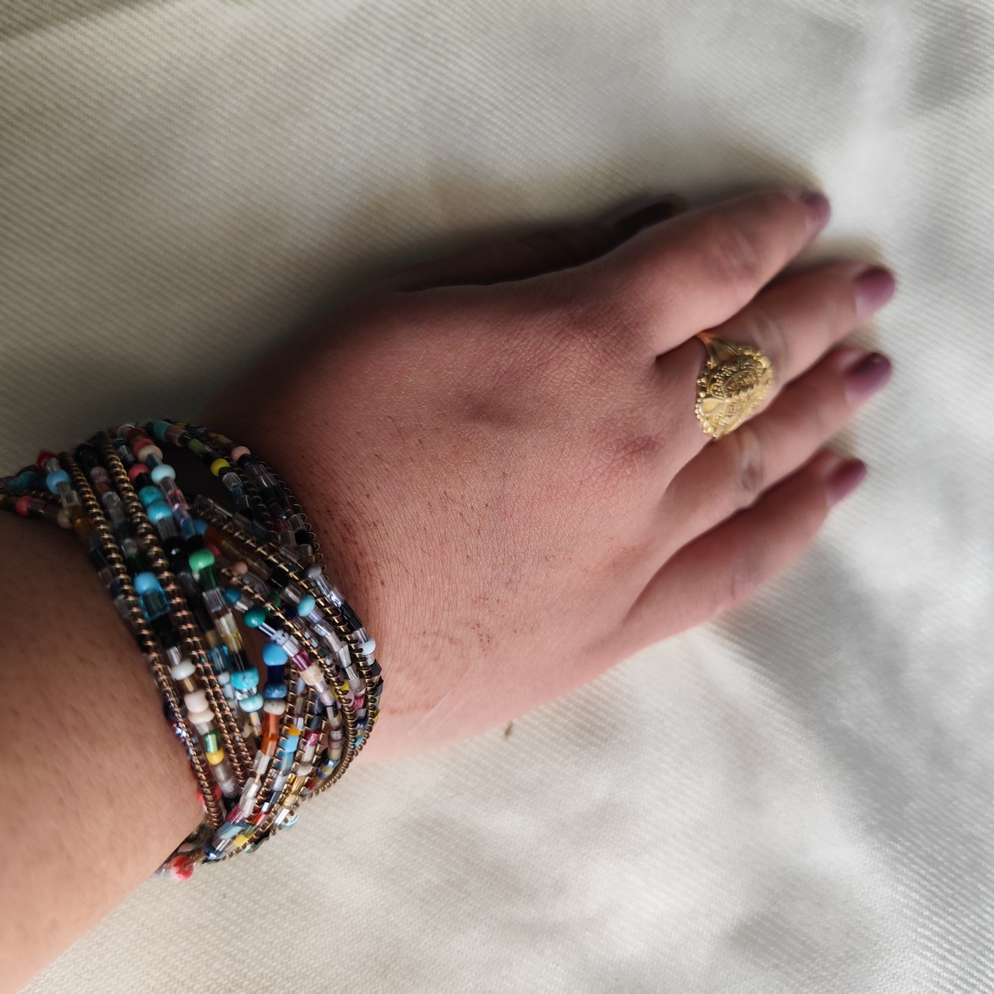 Multicolour Beads Bracelet