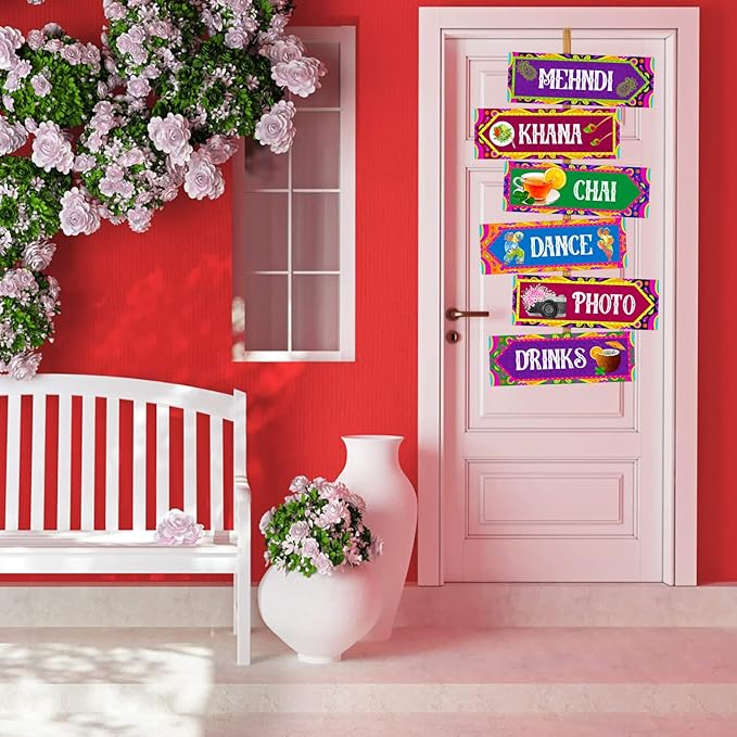 wedding party door board (set of 1)