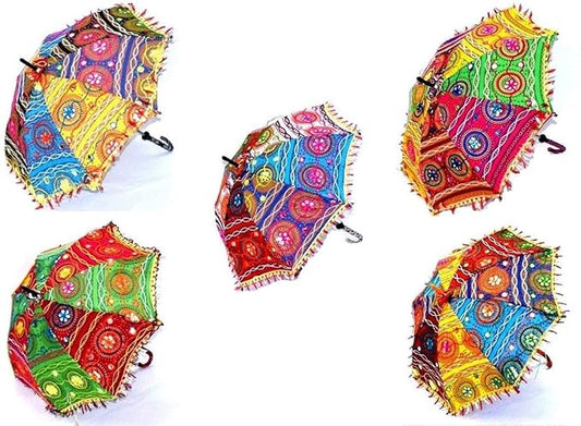 Handcrafted Jaipur Umbrella (Set of 5)